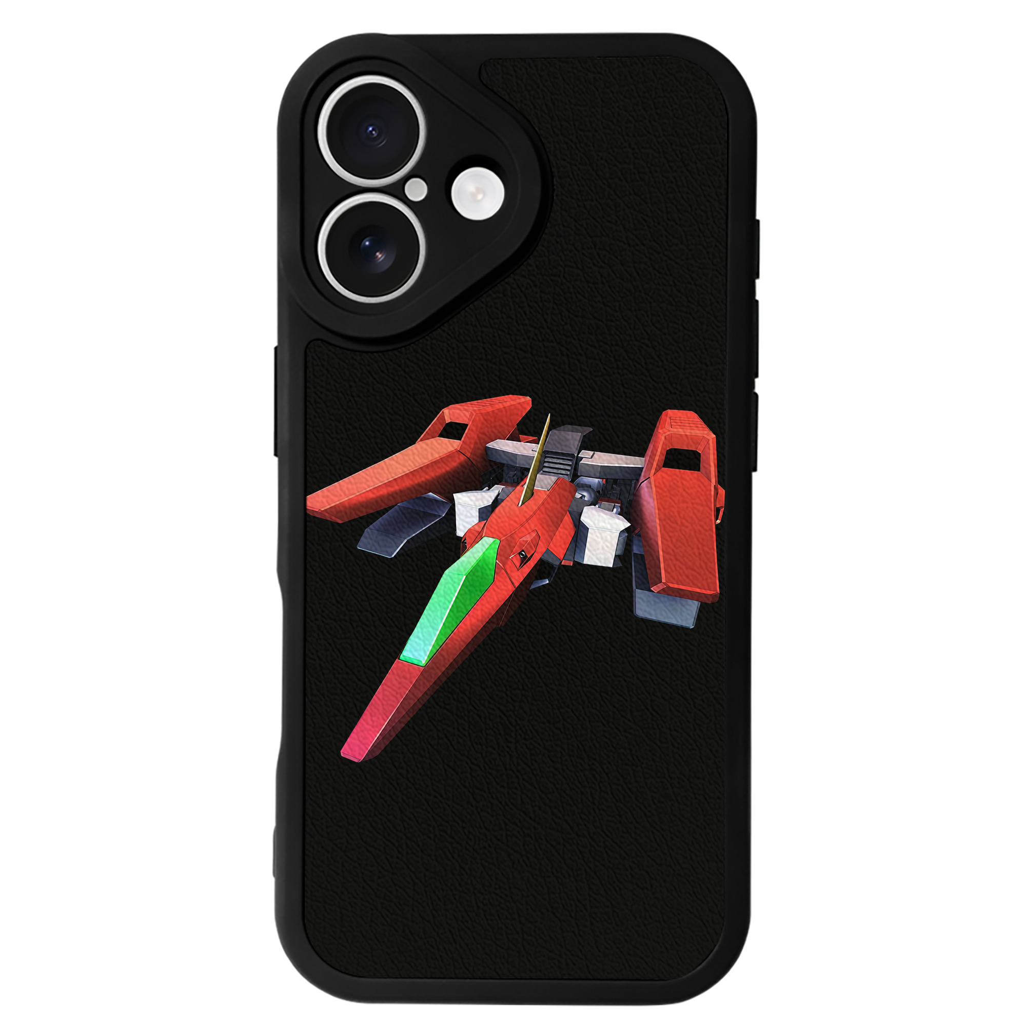 （画像用） 機動戦士ガンダム Mobile Suit Gundam 【iPhone 16シリーズ対応】シリコンスマホケース（レザー調） 材質：シリコン